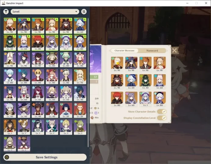 ASIA|AR 57|8 Limited+5(5*Weapon),(Hutao,Yoimiya)+Sign,Tartarglia,Kazuha,Furina,Kokomi,Nefer,etc|FeMale MC|TakeMail|(GI7292)
