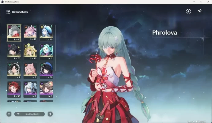 SEA|UL 49|Rank 5|3 Char Limited [(PhrolovaR3,Denia)+Sign,Shorekeeper],Rebecca|Mc Female|TakeMail WW206B