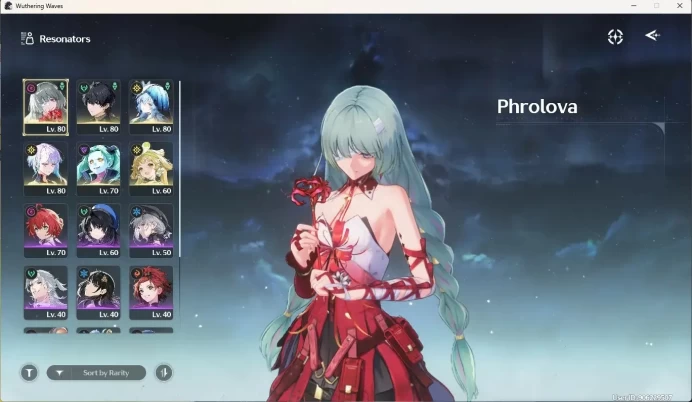 SEA|UL 53|Rank 6|3 Char Limited [(Phrolova,LucyRC3)+Sign,Shorekeeper],Rebecca|Mc Male|TakeMail WW209B