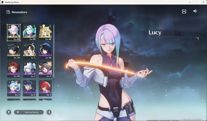 SEA|UL 50|Rank 50|1 Char Limited [Lucy RC6 + Sign],Rebecca + Sign|11k Astrite+32 Radiant Tide|Mc Female|TakeMail WW213B