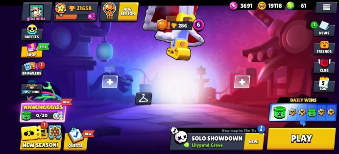 [Code A564] Level 91 / 21k Trophy + 66 Skins / Very Cheap