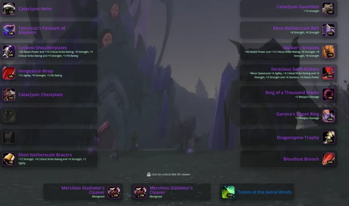 Alliance Spineshatter - Shaman 70◆DST◆1900 GS◆BiS ENH◆DST/Bloodlust◆PvP ENH 2000 GS◆3xT5◆2xA2 set◆2xA2 Weapon◆Attune◆Pfofs◆