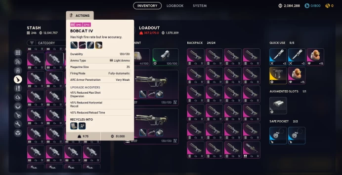 290 + Guns | bobcats | Full durability + Full Attachments | game is not purchased | Xbox