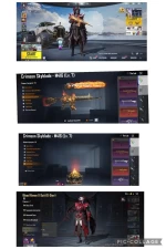 Blood Raven X-Suite Lvl-4 [kill msg] M416 crimson Max [loot create}