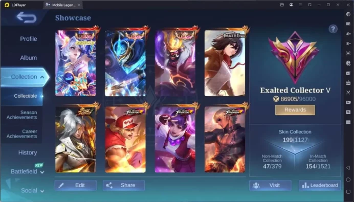 Global |Exalted|Legend Franco,Layla,GS|AOT Fanny|SV Amon|KOF Paquito,Guinevere,GS|Recall TLPH,DEWA|More Check SS ML2407B