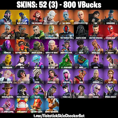 52 skins [PC/PSN/XBOX] Xander | Blue Striker | The Imagined | Snap | The Origin | Paradigm (Reality-659) | Omegarok | AGCFN192