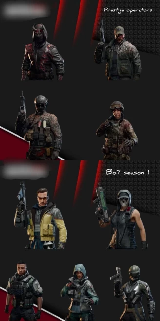 1976 - Warzone , Bo7 ,Bo6 - All Platform - Level 80 - PRESTIGE MASTER - Main Bo6 Guns Max - Starglass Camo - Event Camo - Prestige Master
