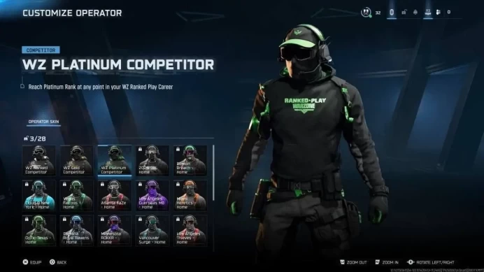 1987 - Warzone , BO6  - All Platform - Level 42 - Finisher - 2 Event Camos - Total Operators 54 Battle Pass Bo6
