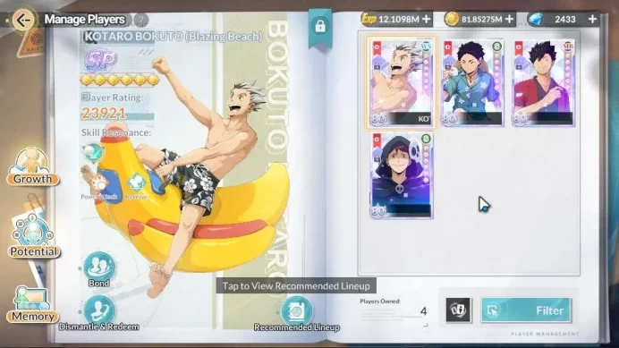 SEA |Lvl 60|2,4K DM|4 SP (OikawaR2,Bokuto,Keiji,Tetsuro)+Memo|7 UR (Wakato,Kiyomi,Motoya,Korai,Hirugami)+Memo,etc|Google|HFH1062