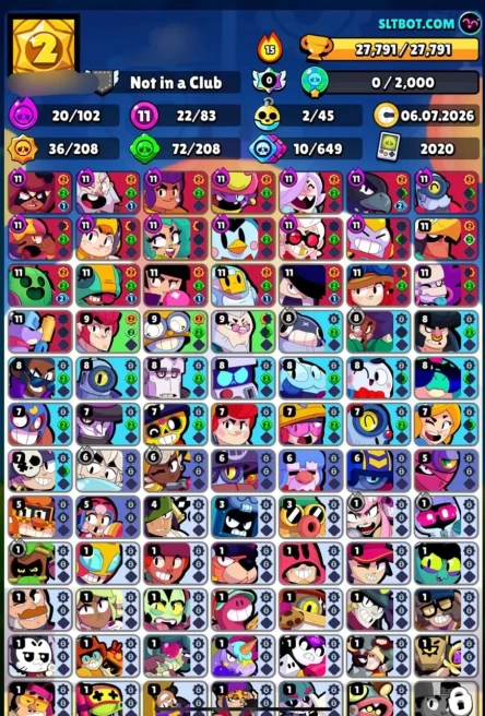 28K TROPHY | 83/104 BRAWLER | 22 MAX | 13 HYPER | 152 SKINS | FULL ACCESS | FAST DELIVERY
