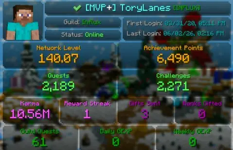 MC36 //MVP+ // 140 LVL// 25000 WINS DUELS (K)