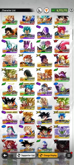 ANDROID ONLY+ 25K Chono Crytals+UL Goku Uis+Some Legends Limited+Event Farm (D287)
