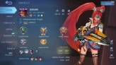 Hero 110|Skin 202|Natalia CC,(Saber,Johnson,Layla,Rafaela)SABER,Tigreal LB,Layla Blazing,Estes DTamer, Etc|Check SS|MLBB2332
