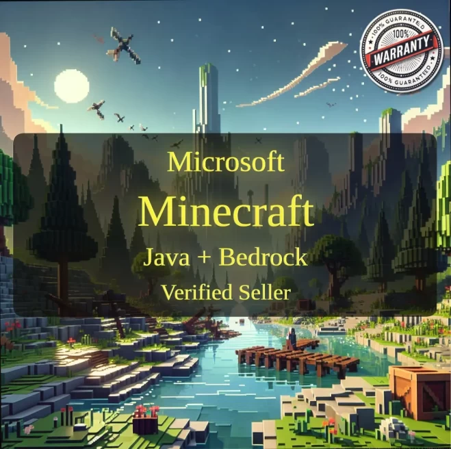 MINECRAFT | Microsoft | Java Edition + Bedrock Edition | Hypixel NO BAN | Full Access + Instant Delivery #LOT-140616