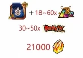 [Android]DBZ Dokkan Battle GLOBAL -The character in picture + 21000 DS+ 18-60 LR + 30-50 Festival
