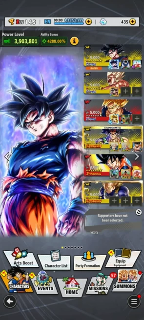 ANDROID+IOS- UL Goku Namek 8S+UL Goku Uis 8S+Some Legends Limited+ Event Farm (D289)