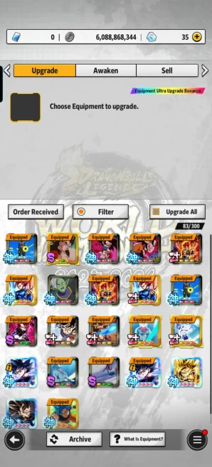 ANDROID+IOS- Nice Team+UL ss4 Goku 8S+UL New Gogeta+UL Trunk+UL Goku Uis+LR Shallet+LR TrunkGohan+ 22 Legends Limited+ Good Equipment (D298)