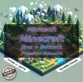 MINECRAFT | Microsoft | Java Edition + Bedrock Edition | Hypixel NO BAN | Full Access + Instant Delivery #LOT-140690