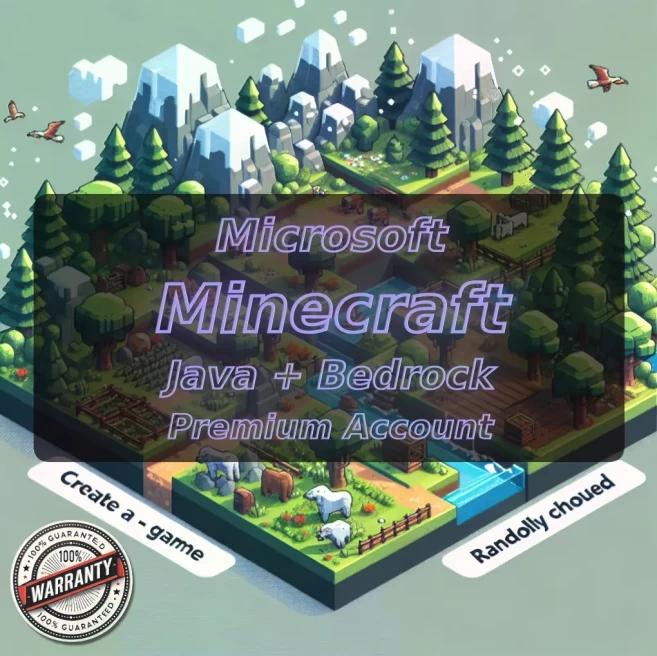 MINECRAFT | Microsoft | Java Edition + Bedrock Edition | Hypixel NO BAN | Full Access + Instant Delivery #LOT-140690