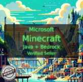 MINECRAFT | Microsoft | Java Edition + Bedrock Edition | Hypixel NO BAN | Full Access + Instant Delivery #LOT-140691