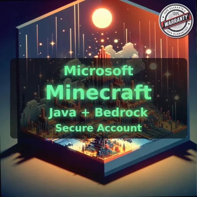 MINECRAFT | Microsoft | Java Edition + Bedrock Edition | Hypixel NO BAN | Full Access + Instant Delivery #LOT-140692