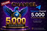 Telgram Account CHANNEL +5.000 Subscribers ⮞ Easy access ⮞ Can change Data ⮞ Fast Delivery