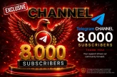 Telgram Account CHANNEL +8.000 Subscribers ⮞ Easy access ⮞ Can change Data ⮞ Fast Delivery