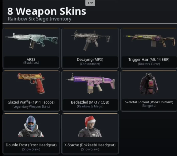 [PC/PSN/XBOX] | Level 52 | 17 Skins | 18 Operators | 1xBlack Ice | Uplay Account | Full Access | #