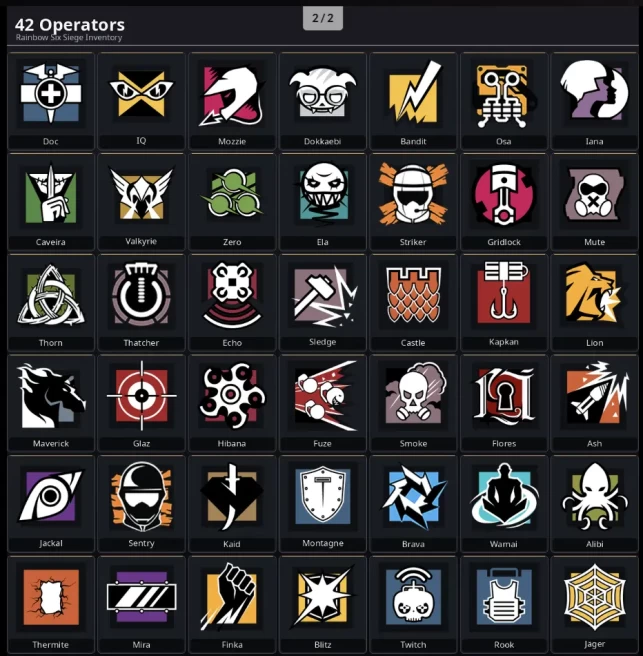[PC/PSN] | Level 100 | 38 Skins | 42 Operators | 4xBlack Ice | 1xUniversal | 1xSeasonals | Uplay Account | Full Access | #