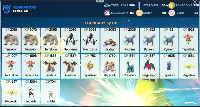 Shiny Shadow Groudon 4K Galarian Zapdos IV100 3K+ Slaking, Dragonite & Gyarados