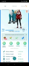 POGO124 | Lv70 | 495 Legendary | 142 Shiny | 76 Perfect IV | 41 Background Pokémon | 90M+ XP
