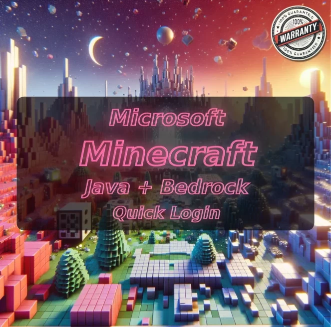 MINECRAFT | Microsoft | Java Edition + Bedrock Edition | Hypixel NO BAN | Full Access + Instant Delivery #LOT-141073