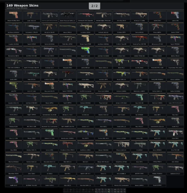 [PC/PSN] | Level 286 | Copper | Champion | 300 Skins | 44xBlack Ice | 3xDust Line | 14xUniversal | 19xSeasonals | (Obsidian) | 1xPro League (Old