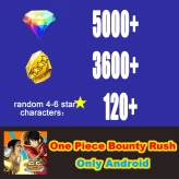 [ANDROID Global]  5000+ Gems 丨 3600+ Golden Fragments丨 Instant Delivery丨 120+ Random [4-6 Stars Hero ]