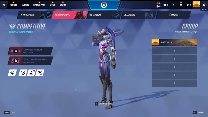 OW349//Overwatch 1 licence Divinator Kiri Hermes Lucio Comp locked