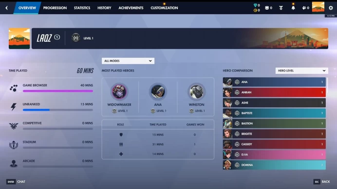 OW349//Overwatch 1 licence Divinator Kiri Hermes Lucio Comp locked