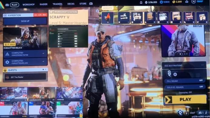 Lvl 75 / 66 BL / Torque outfit / 2 200 tokens / 122 weapons (IV) / 6.1m credits / og owner / endgame ready