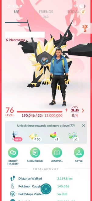Level 76, 7 Legendary IV100, 510 Shiny, 479 Legendary, 176 IV 100, 22 Shiny Legendary, 59 Shadow Legendary