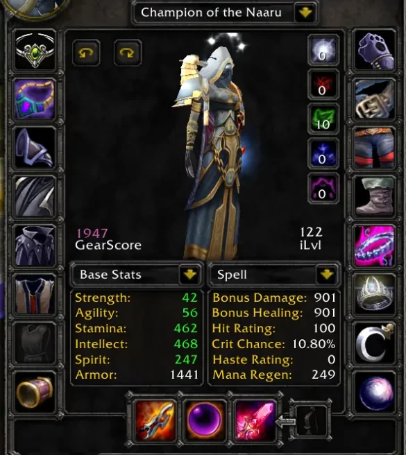 €TBC Dreamscythe - Night Elf Priest 70 ◆SHADOW BEAST 1950 GS◆3/5 T5 + BIS Items◆SSC/TK/HYJAL - ATTUNED◆