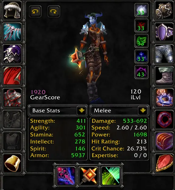 €TBC Nightslayer ◆ Draenei Shaman 70 ◆BiS PvE Enh 1900+ GS ◆ T5 4/5 ◆PvP Restor 1900+ GS A2 gear ◆ TK/SSC Attuned