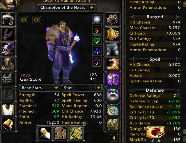 €TBC Spineshatter - Human Paladin [1900 GS+] Prot/Retri 
