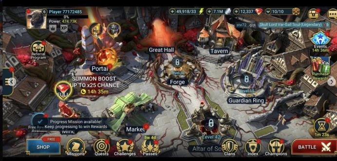 Marichka + 10000 Gems + Michelangelo + Alice + Scyl + Ultimate Death Knight + Visix | Leg 13-18 | Epic 10-20 | LV.6 | iOS/PC/Android | | M