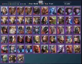 1300+ Days|Arne the White|Michinaki|Shirimani|Ninja|1Mythic/21Legend/72Epic/8.5k Gems/91k EN|Richtoff the Bold|Ezio Auditore|Xenomorph|