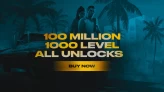 Rockstar PC 0% Chance of Ban 100 Million in Total 1000 LVL l Modded Outfits l Full Unlocks l Instant Delivery