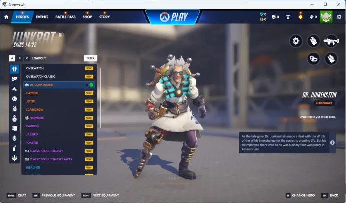 1 Gold Weapons / NOIRE / CLASSIC SEOUL DYNASTY / Overwatch 2 / Full Mail Access / see the picture / Please Read Description / hniwi