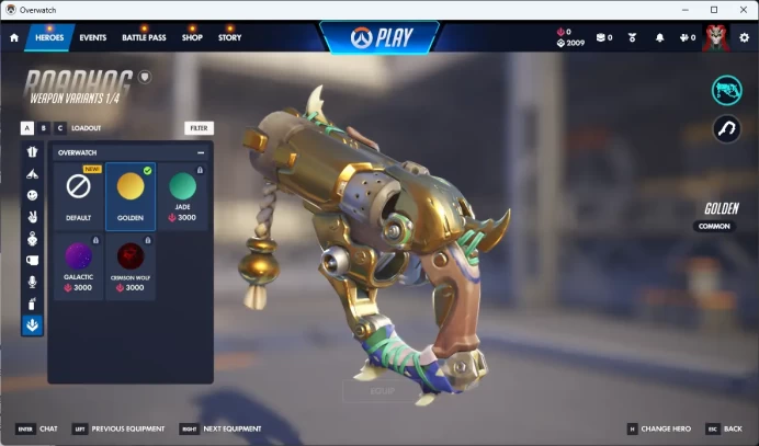 4 Gold Weapons / CLASSIC SEOUL DYNASTY / Overwatch 2 / Full Mail Access / see the picture / Please Read Description / jxkwo