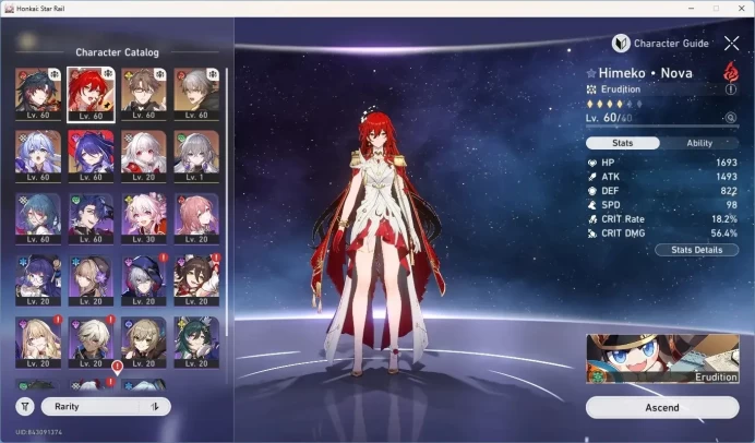 ASIA|TL 47|4 Char Limited [Mortenax B]+Sign,Himeko•Nova,Robin,Achereon|Penacony|Check SS HSR619B