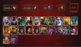 [STARTER]Lilitu+Bayek+Visix+Alice+Xenomorph+Ezio+Loki+Rathalos+Vallaryn the Equalizer+Leminisi+Artak+Scyl+Wukong+40Epics