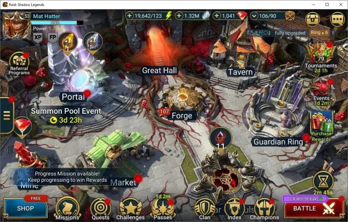 Lv53 1,7M PWR|1 Mytic(Siegefrund)+28Legend(Ninja,Artax,EZio,Rathalos,Geomancer,Etc)|1 key UNM All CB quickbattle|Plarium|RSL1607