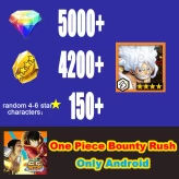 Global [Android/Only] [EX Gear 5 V2] [5000+Gems] [4200+Golden Fragments] [150+ Random 4-6 Star Characters]